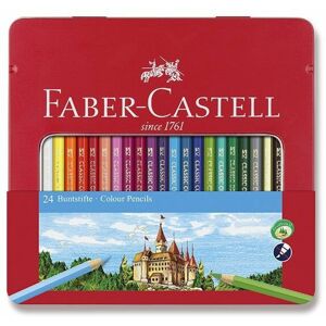Faber-Castell Pastelky - 24 barev v plechové ktabičce