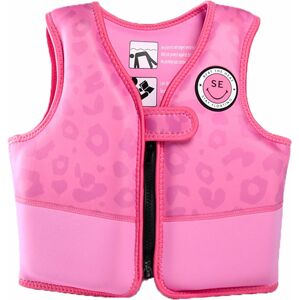 Swim Essentials Pink Leopard Swimming Vest 4-6 years