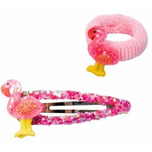 Spiegelburg Hair clip & hair tie sea flamingo