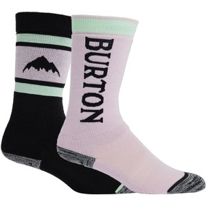 Burton Kids' Burton Weekend Midweight Socks (2 Pack) - Elderberry 27-29