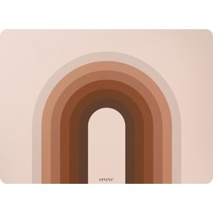 Eeveve Placemat - Retro Lines - Brown