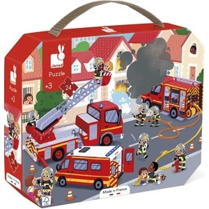 Janod Puzzle firemen - 24 ks