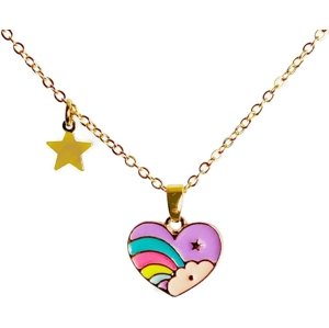 Ella & Monster - necklace rainbow heart