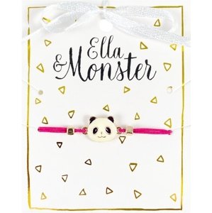 Ella & Monster - panda bracelet red