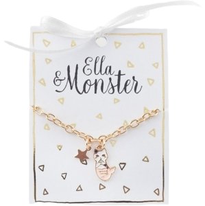 Ella & Monster - goldpinkcat bracelet