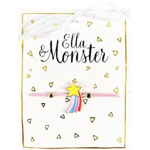 Ella & Monster - shooting star bracelet pink