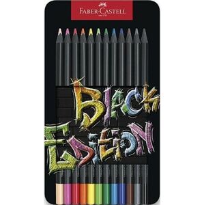 Faber-Castell Pastelky Black Edition - 12 barev