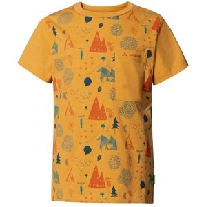 Vaude Kids Tammar AOP T-Shirt - burnt yellow 134/140