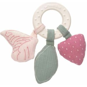 Lassig Teether Ring Natural Rubber - butterfly