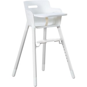 Flexa Dětská jídelní židle Flexa - Baby s bezpečnostní zábranou a tácem (buk)