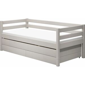 Flexa Pohovka Flexa - Classic s výsuvnou postelí s dvěma zásuvkami (borovice šedá)