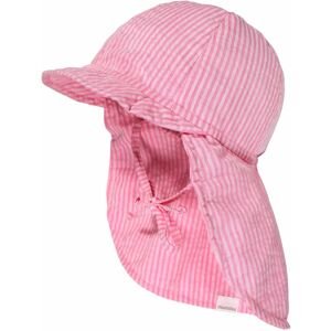 Maimo Mini-Cap With Visor, Stripes - rosa nelke-streifen 51