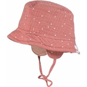 Maimo Gots Baby-Hat, Musselin - rust-weiß-punkte 45