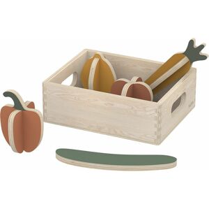 Flexa Play Dětská hračka - box se zeleninou do obchůdku či kuchyňky