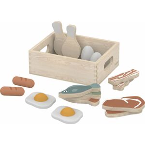 Flexa Play Dětská hračka - box s s masem a rybami do obchůdku či kuchyňky