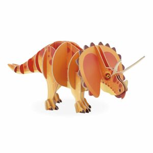 Janod Dětské 3D puzzle – dinosaurus Triceratops
