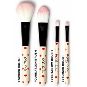 Legami Oh My Glow! - Set Of 4 Makeup Brushes - Lips