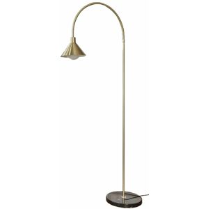 Hubsch Pipe Floor Lamp - Black/Brass