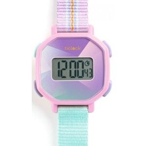 Dětské digitální hodinky Djeco Ticlock - Purple prisma