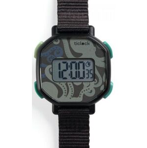 Dětské digitální hodinky Djeco Ticlock - Black octopus