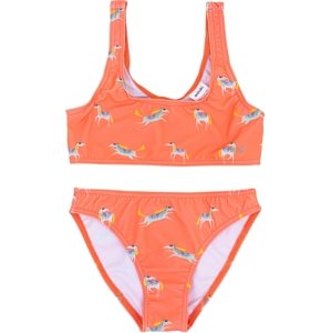 Wouki Dívčí dvoudílné plavky Tui - Peach pink 134