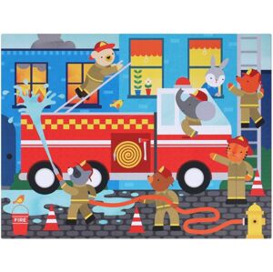 Petit Collage Floor puzzle Firefighters