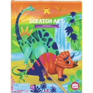 Tiger Tribe Vyškrabávací omalovánky Scratch Art - Dinosaurs
