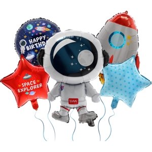 Legami Let'S Party! - 5 Birthday Party Balloons - Space