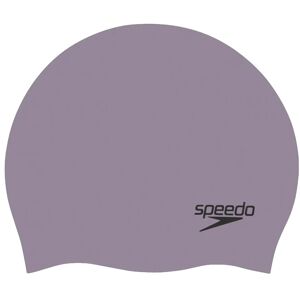 Speedo Plain Moulded Silicone Cap - grey