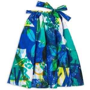 Dívčí šaty Wouki Komori - blue forest 134