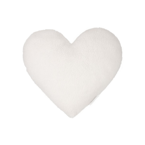 Cotton & Sweets Mini Boho polštář srdce vanilka 38 cm