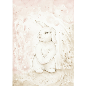 Cotton & Sweets Dárková karta králík 5,2x7,4cm