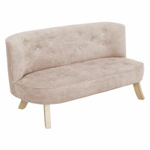 Somebunny Dětská sedačka špinavě růžová - Bílá, 17 + 25 cm