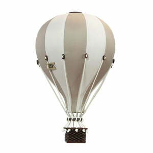 Super balloon Dekorační horkovzdušný balón běžová - M-33cm x 20cm