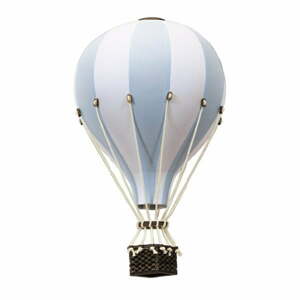 Super balloon Dekorační horkovzdušný balón – modrá - L-50cm x 30cm