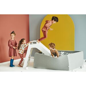 Misioo Suchý bazén pro děti 130x130x50 cm bez kuliček - grafitová