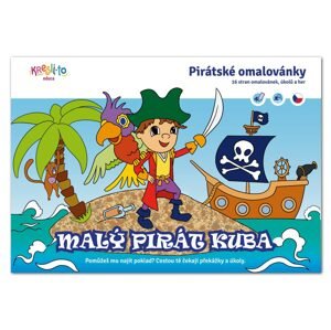 Malý pirát Kuba omalovánka A5, Kresli.to, W031845