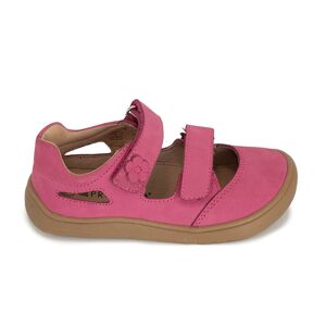 Dívčí sandály Barefoot PADY KORAL, Protetika, červená - 21