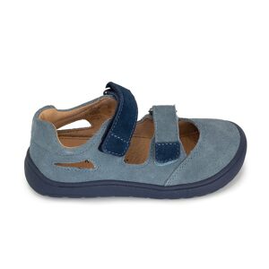 Chlapecké sandály Barefoot PADY JEANS, Protetika, světle modrá - 21