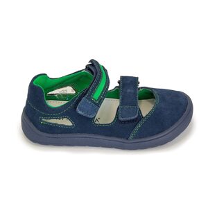 Chlapecké sandály Barefoot PADY NAVY, Protetika, modrá - 27