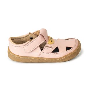 Barefoot dětské sandálky Pegres, SBF51 růžová - 28