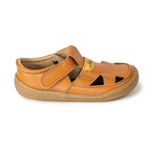Barefoot dětské sandálky Pegres, SBF51 hnědá - 24