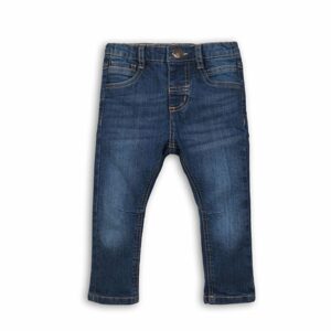 Kalhoty chlapecké džínové s elastenem, Minoti, REAL 4, modrá - 68/80 | 6-12m