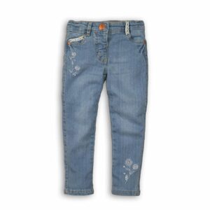 Kalhoty díčí džínové s elastenem, Minoti, Secret 9, modrá - 80/86 | 12-18m