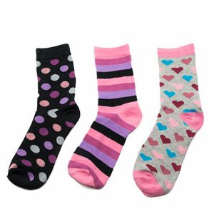 ponožky dívčí, 3pack, Pidilidi, PD0122, holka - 38-39