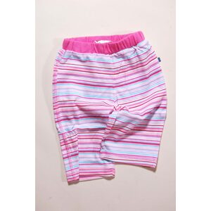 Kalhoty kojenecké s úpletem, PD179, růžová - 62 | 3m