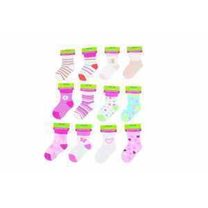 Kojenecké ponožky dívčí  (12 až 18m), Pidilidi, PD504, holka - 80/86 | 12-18m