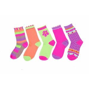 Dětské barevné ponožky, Pidilidi, PD513, holka - 10-11