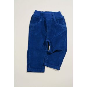 kalhoty manžestrové, Sobe, 15KENPAN55, modrá - 56 | 1m