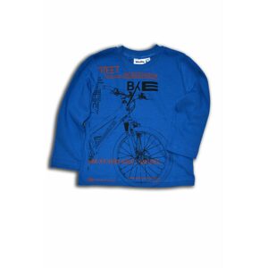 tričko chlapecké, dlouhý rukáv, Wendee, ozfb101647-2, modrá - 128